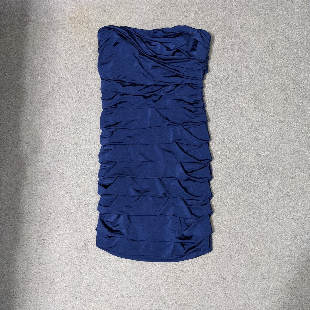 Cute strapless blue bodycon dress (3 for $20)